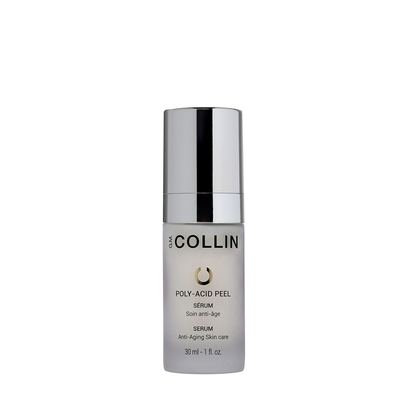 Poly-acid Peel Serum by Collin, 30ml bottle for anti-aging and skin rejuvenation.