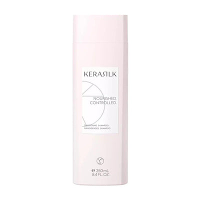 KERASTASE Smoothing Shampoo bottle, 250ml, designed for nourishing and controlling unruly hair.
