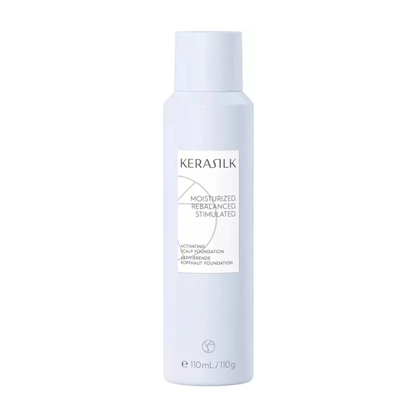 KERASTASE Activating Scalp Foundation treatment for healthy scalp and optimal hair growth in a sleek white bottle.