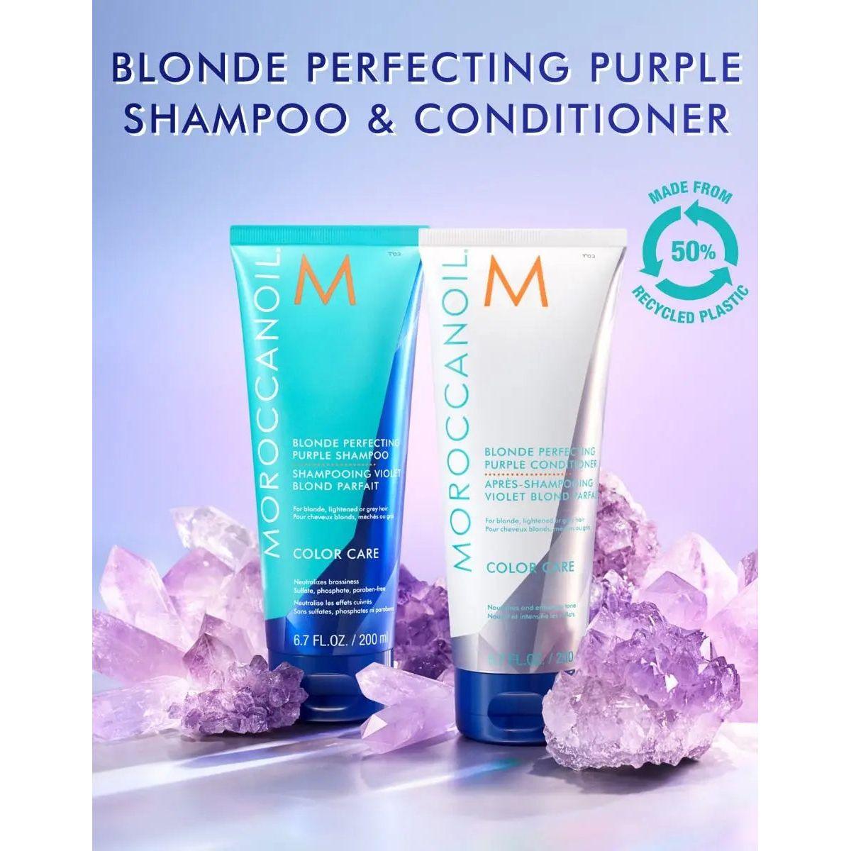 Moroccanoil Blonde Perfecting Purple Shampoo Moroccanoil Boutique Deauville