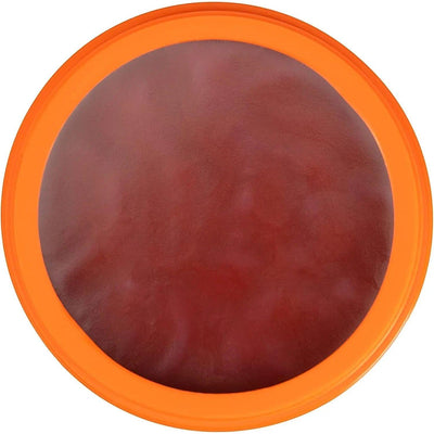 Carrot Cream tanning product in an orange container showcasing its deep brown formula for a faster, deeper tan.