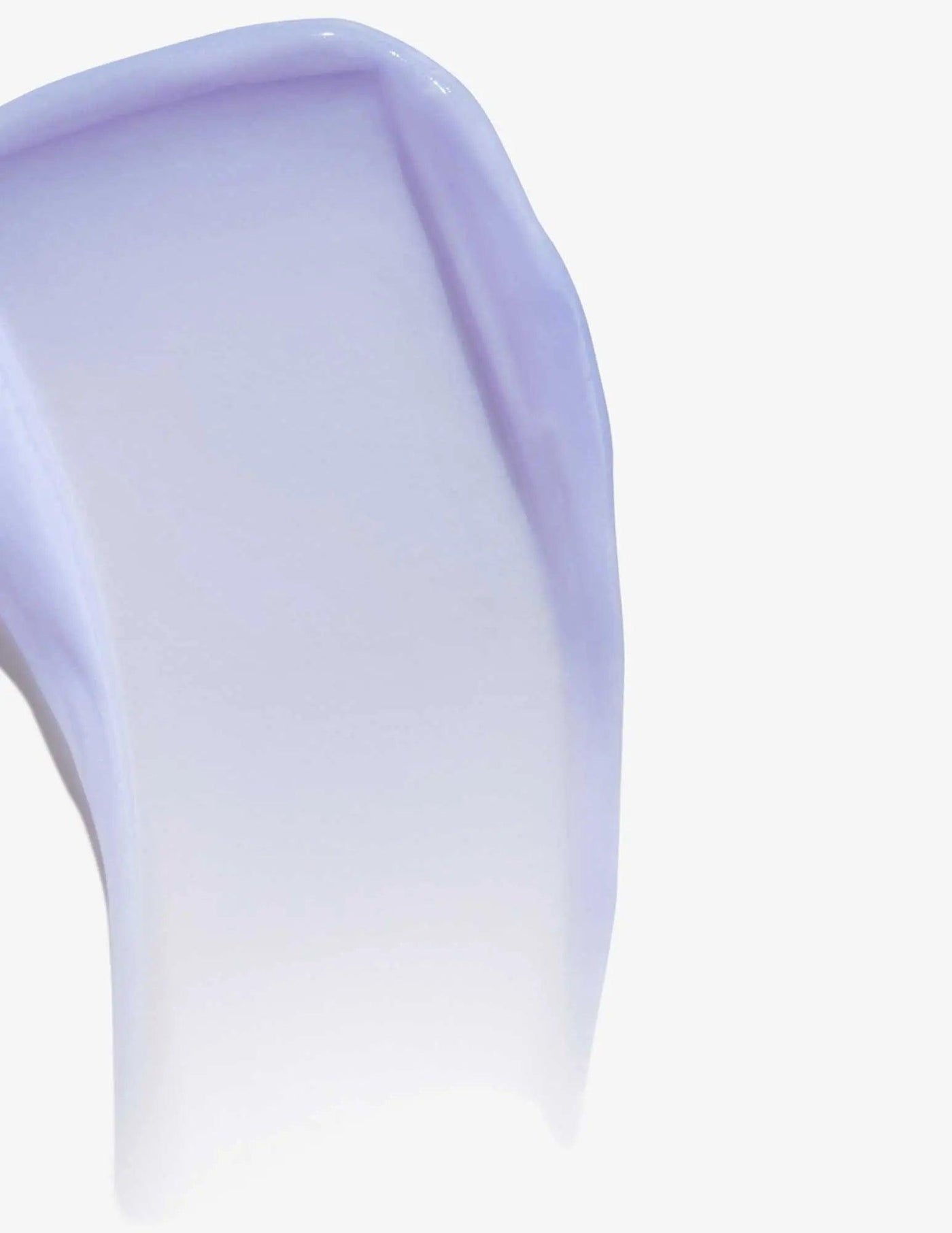 Creamy lavender conditioner swatch for color-depositing and brassiness neutralization. Ideal for blonde hair.