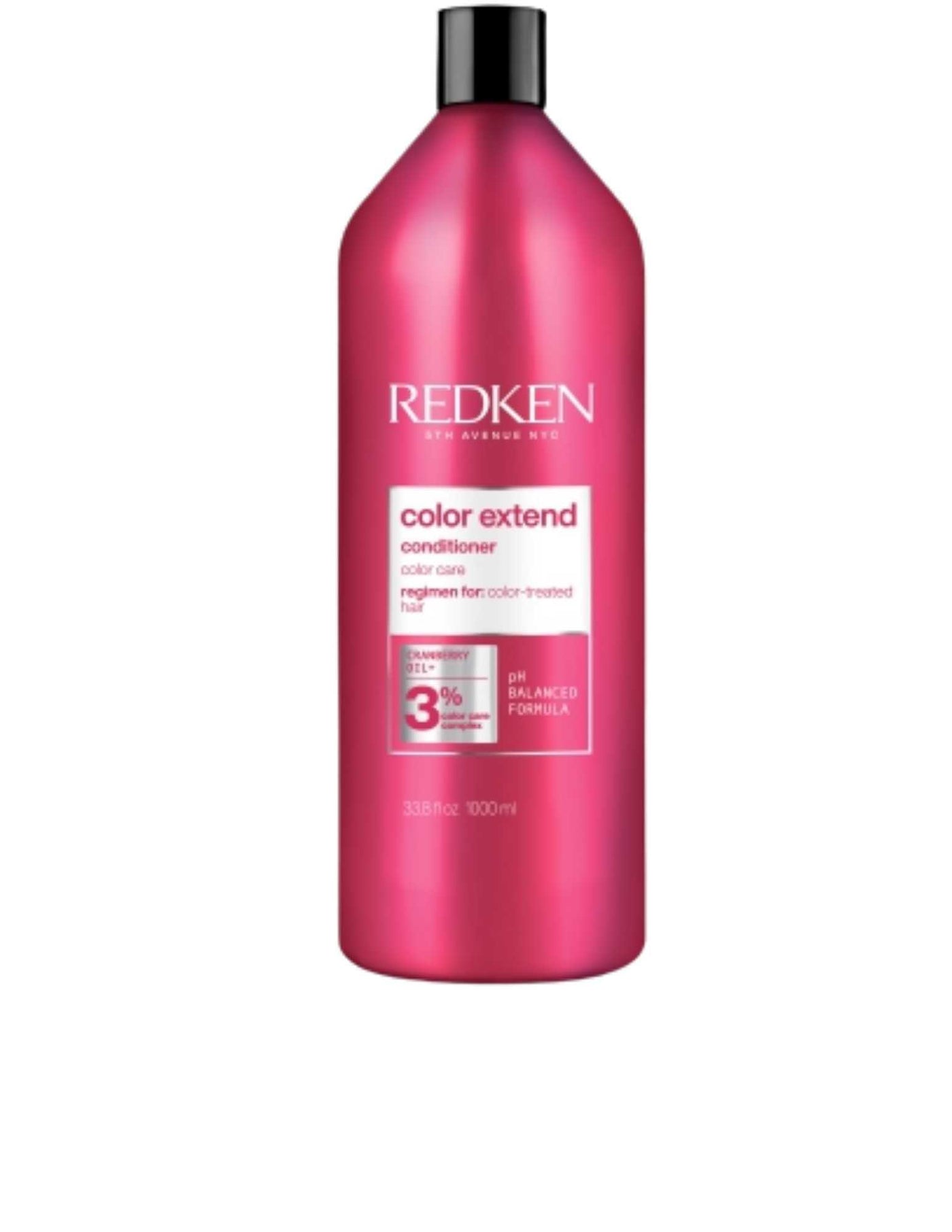 Redken Color Extend Conditioner 1L bottle designed for nourishing and protecting color-treated hair.