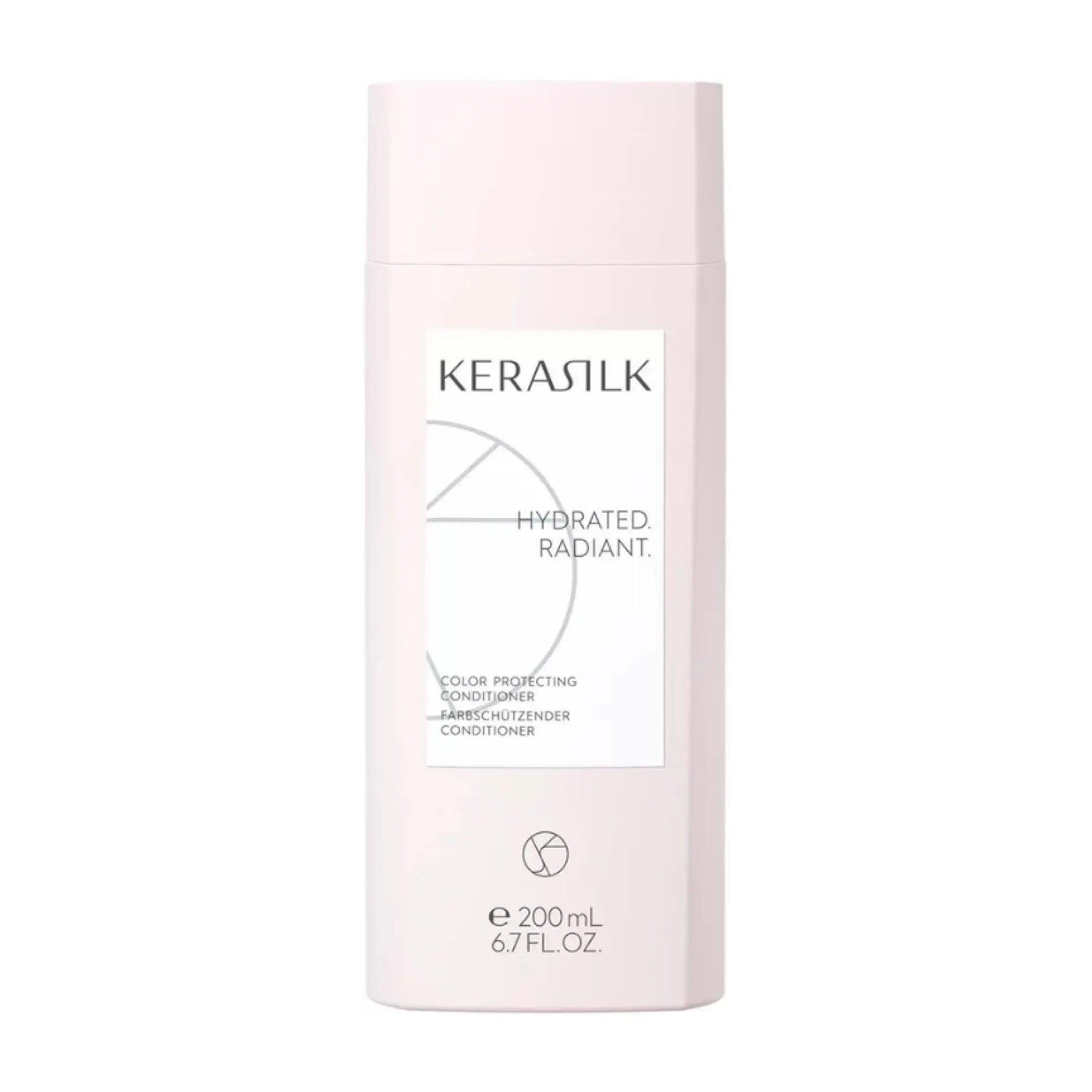 KERASILK Color Protecting Conditioner 200ml bottle for vibrant color-treated hair, hydrates and protects from damage.