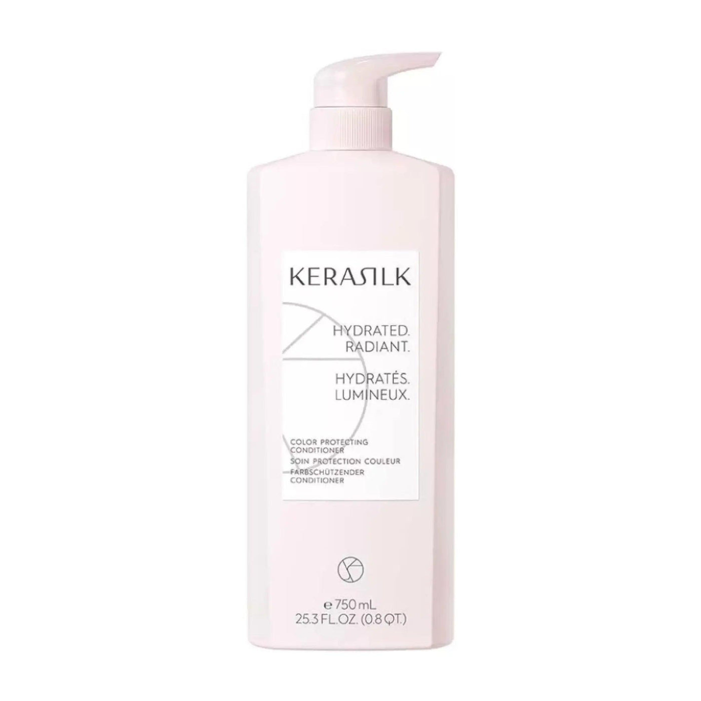 Kérastase Color Protecting Conditioner bottle for vibrant, long-lasting color-treated hair, 750ml.