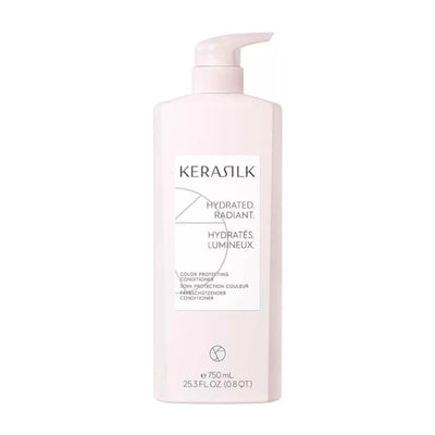 Kérastase Color Protecting Conditioner bottle for vibrant, long-lasting color-treated hair, 750ml.