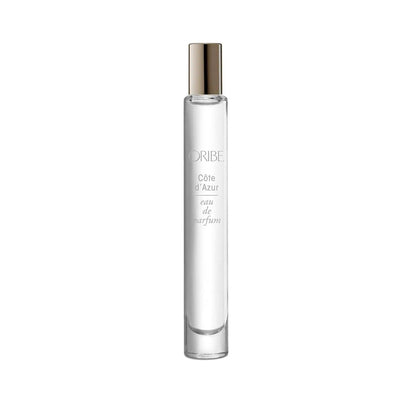 Côte D’Azur Eau De Parfum travel bottle featuring notes of bergamot, jasmine, and sandalwood for a luxurious fragrance experience.