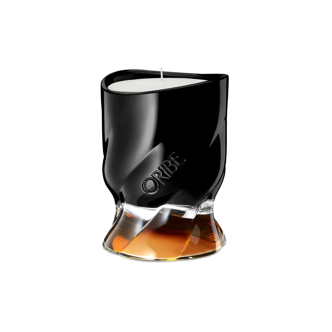 Elegant Côte d'Azur scented candle by ORIBE in a chic black and clear glass design.