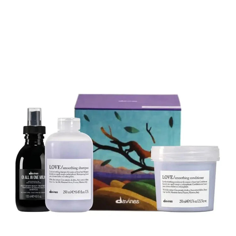 Davines LOVE Smoothing Holiday Set - Colourful Mediterrane Scrub