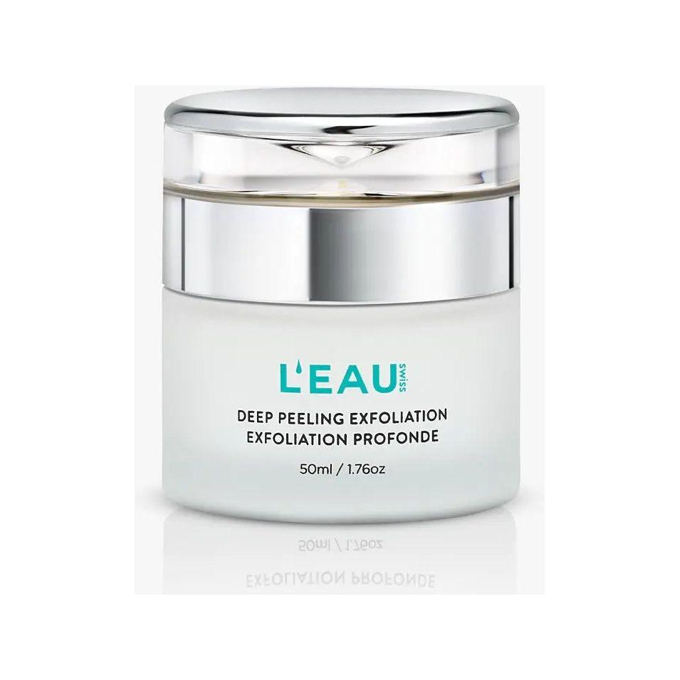 Deep peeling exfoliation cream in a 50ml jar, designed for gentle yet effective cleansing of pores.