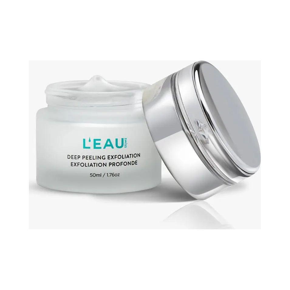 Deep peeling exfoliation cream jar, designed for gentle and effective skin purification and rejuvenation.