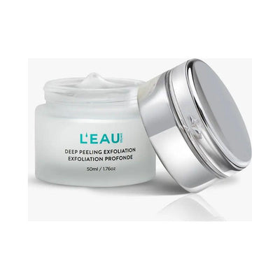 Deep peeling exfoliation product in a jar, designed for intensive skin cleansing and pore purification.