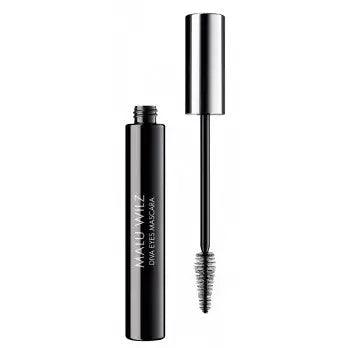 Malu Wilz Diva Eyes Noir Mascara tube with applicator brush, designed for dramatic lash enhancement and volume.