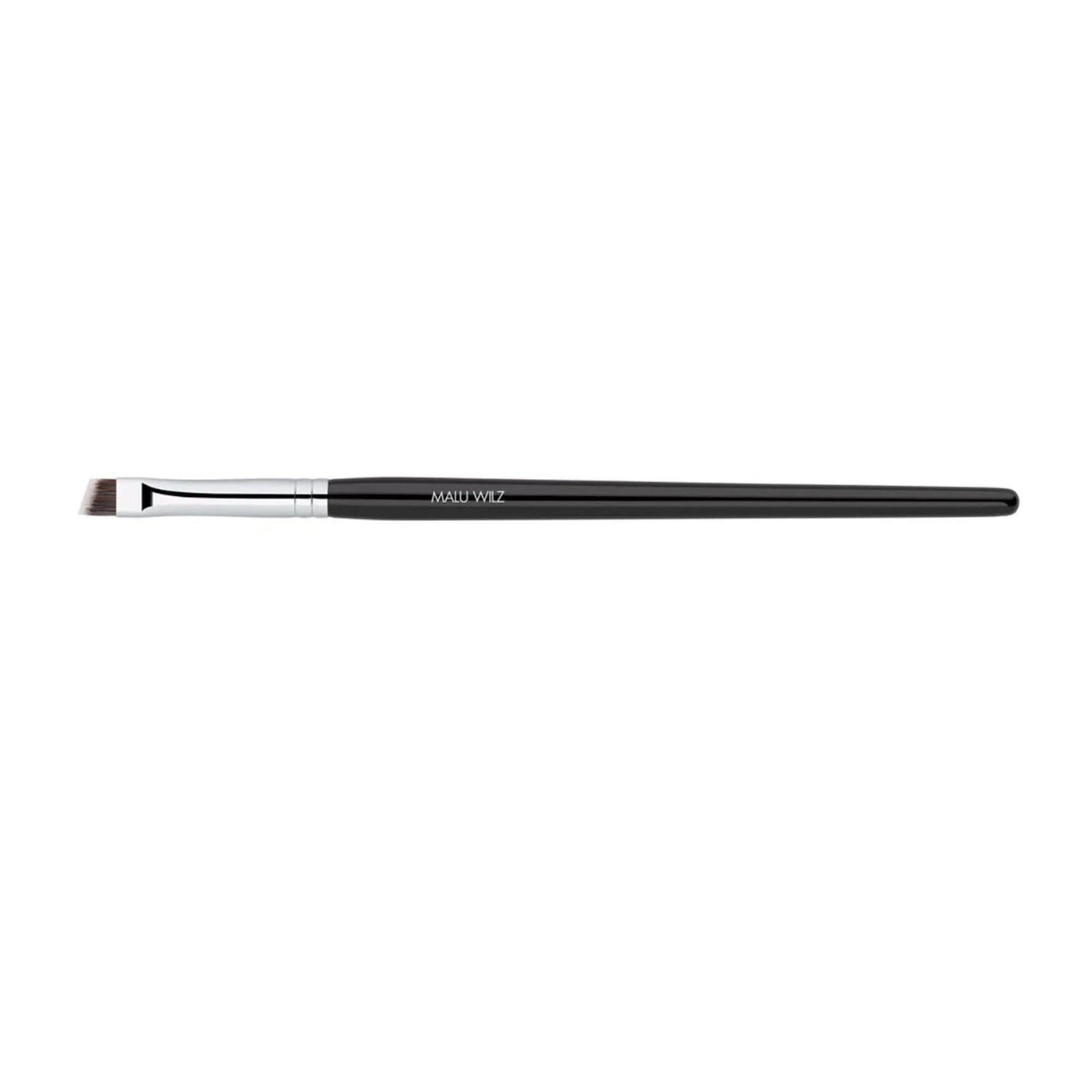 Malu Wilz Eyebrow Brush with synthetic bristles for precise eyebrow grooming and definition.