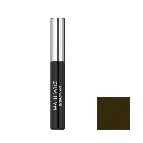 Malu Wilz Eyebrow Gel in a sleek black tube, 6ml, designed for shaping and defining eyebrows.