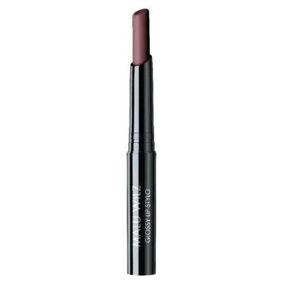 Malu Wilz Glossy Lip Stylo in a sleek black case, showcasing a luxurious, high-shine lip color.