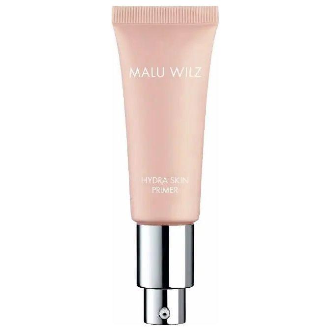 Malu Wilz Hydra Skin Primer 20ml tube, a hydrating and smoothing makeup primer for flawless skin preparation.