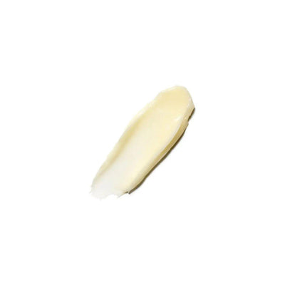 A creamy, off-white swatch of Moroccanoil Intense Hydrating Mask for deep conditioning dry hair.