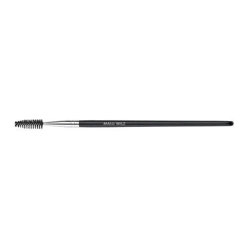 Malu Wilz Lash Brush with synthetic bristles for grooming and separating eyelashes, featuring a durable handle.