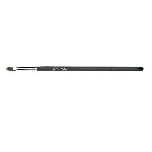 Malu Wilz Lip Brush with synthetic bristles for precise lipstick application, featuring a sleek black handle.