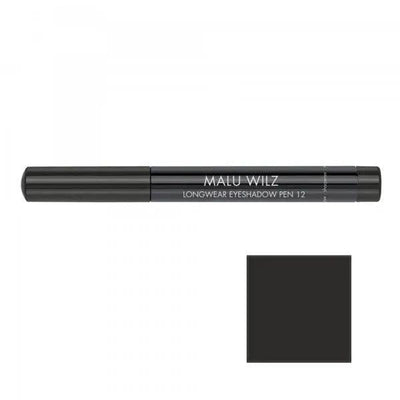 Malu Wilz Long-Lasting Eyeshadow Pen in dark shade, showcasing convenient pen design for effortless eye makeup application.