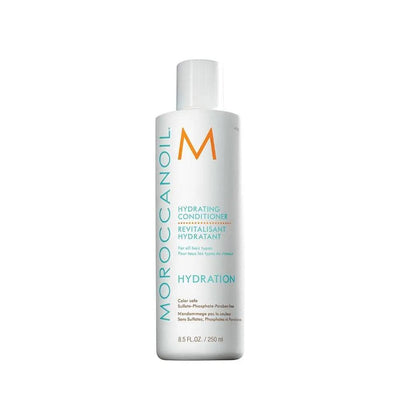 Moroccanoil Hydrating Conditioner 250ml for all hair types, perfect for adding moisture and shine.