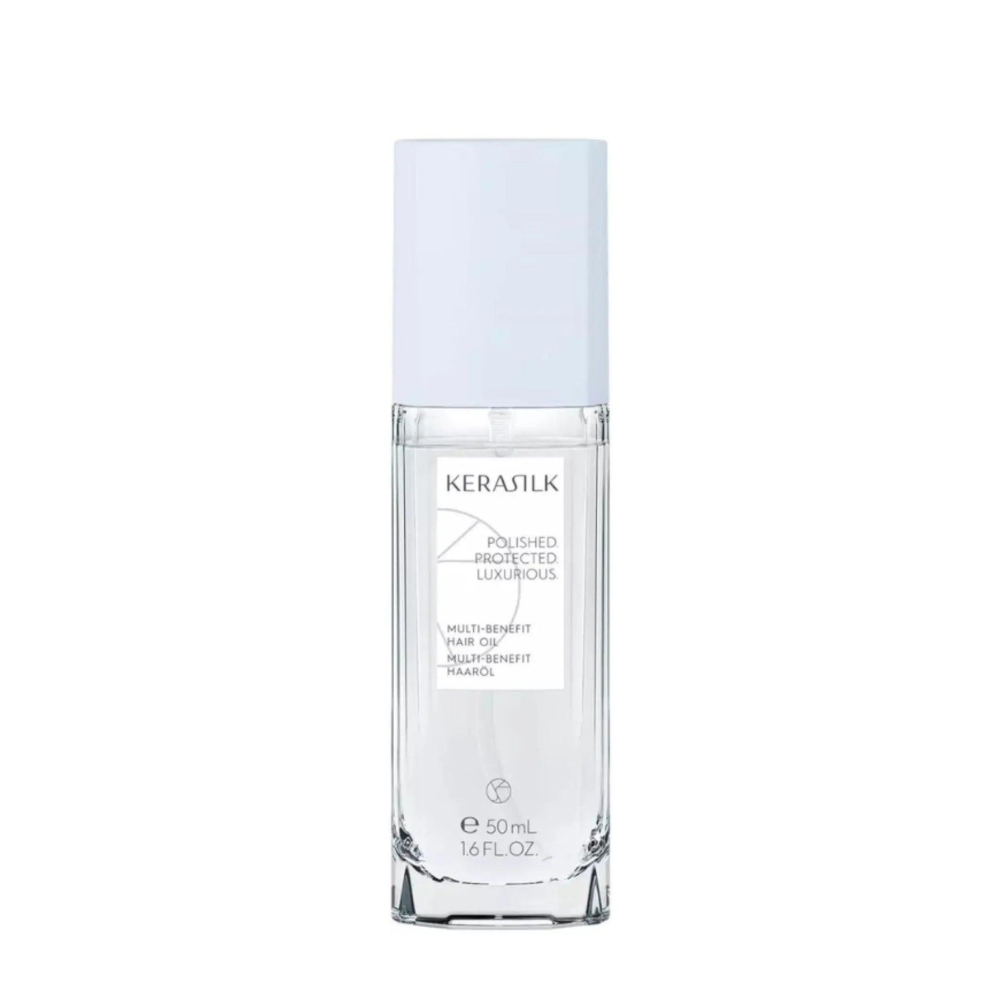 KERASTASE Multi-Benefit Hair Oil in a sleek bottle, ideal for hydrating and smoothing all hair types.