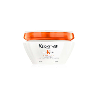 Kérastase Masquintense hair mask 300ml for very dry and fine hair, enriched with plant-based proteins and niacinamide.