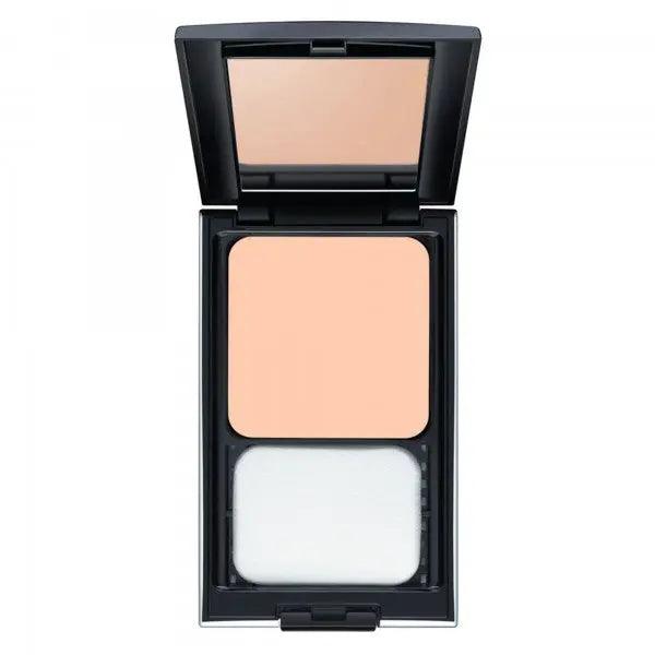Malu Wilz Perfect Finish Powder Foundation (9g) compact showing powder and applicator for a flawless matte complexion.