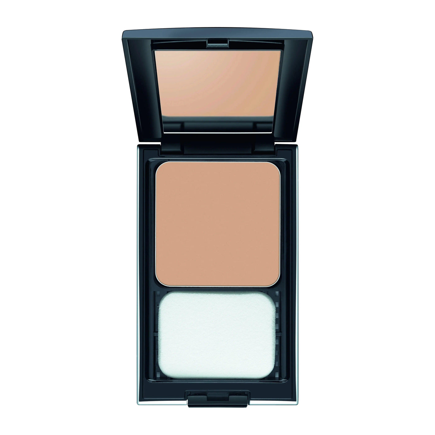 Malu Wilz Perfect Finish Powder Foundation (9g) compact showing matte powder and applicator for a flawless complexion.
