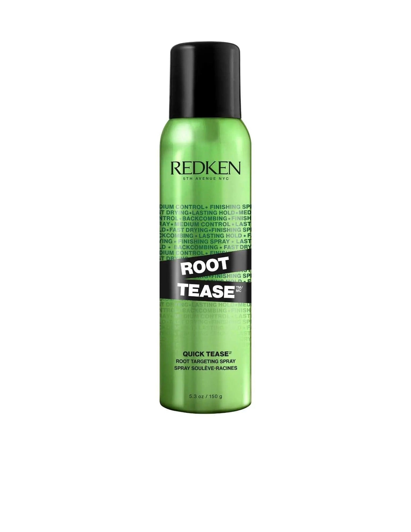 Redken Root Tease volumizing spray for fine to medium hair, providing lift and texture at the roots.