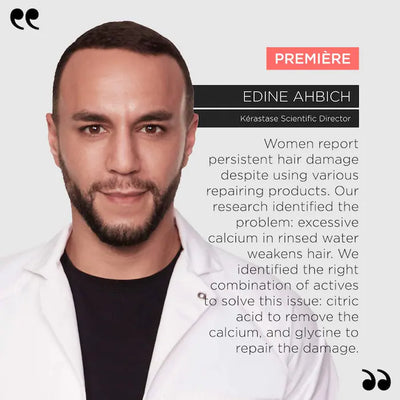 Edine Abhich, Kérastase Scientific Director, discusses hair damage solutions and the role of calcium in weakened hair.