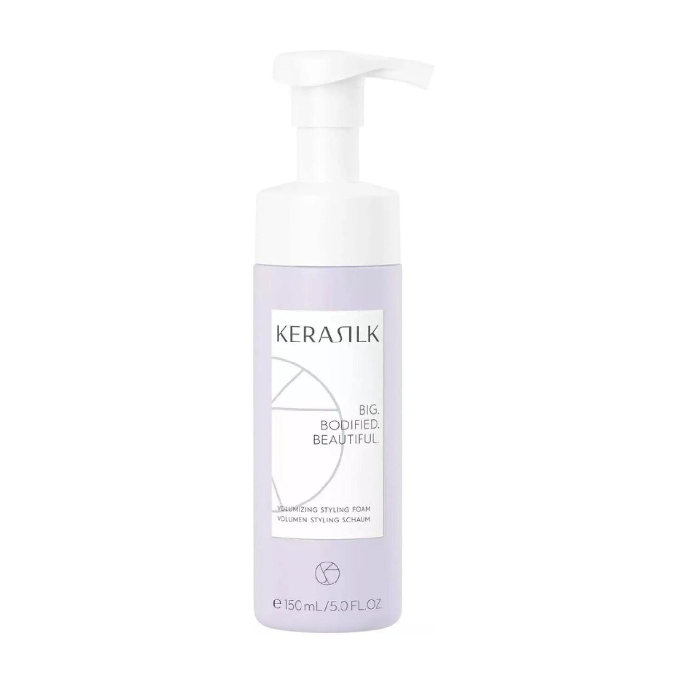 Goldwell Kerasilk Volumizing Styling Foam in a 150ml bottle for adding volume and body to fine hair.