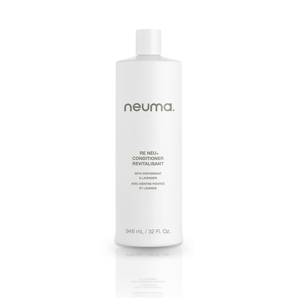 Re Neu Conditioner by Neuma, a lightweight formula with peppermint and vanilla for soft, shiny, and nourished hair.