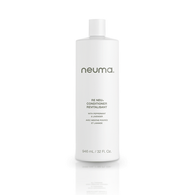 Re Neu Conditioner by Neuma, a lightweight formula with peppermint and vanilla for soft, shiny, and nourished hair.