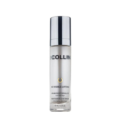 4D Visible Lifting Serum by Collin, designed to improve neck and décolleté skin firmness and reduce wrinkles.