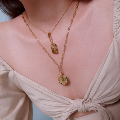 Bee Amulet Gold Necklace Wanderlust Boutique Deauville