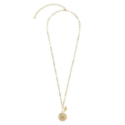 Bee Amulet Gold Necklace Wanderlust Boutique Deauville