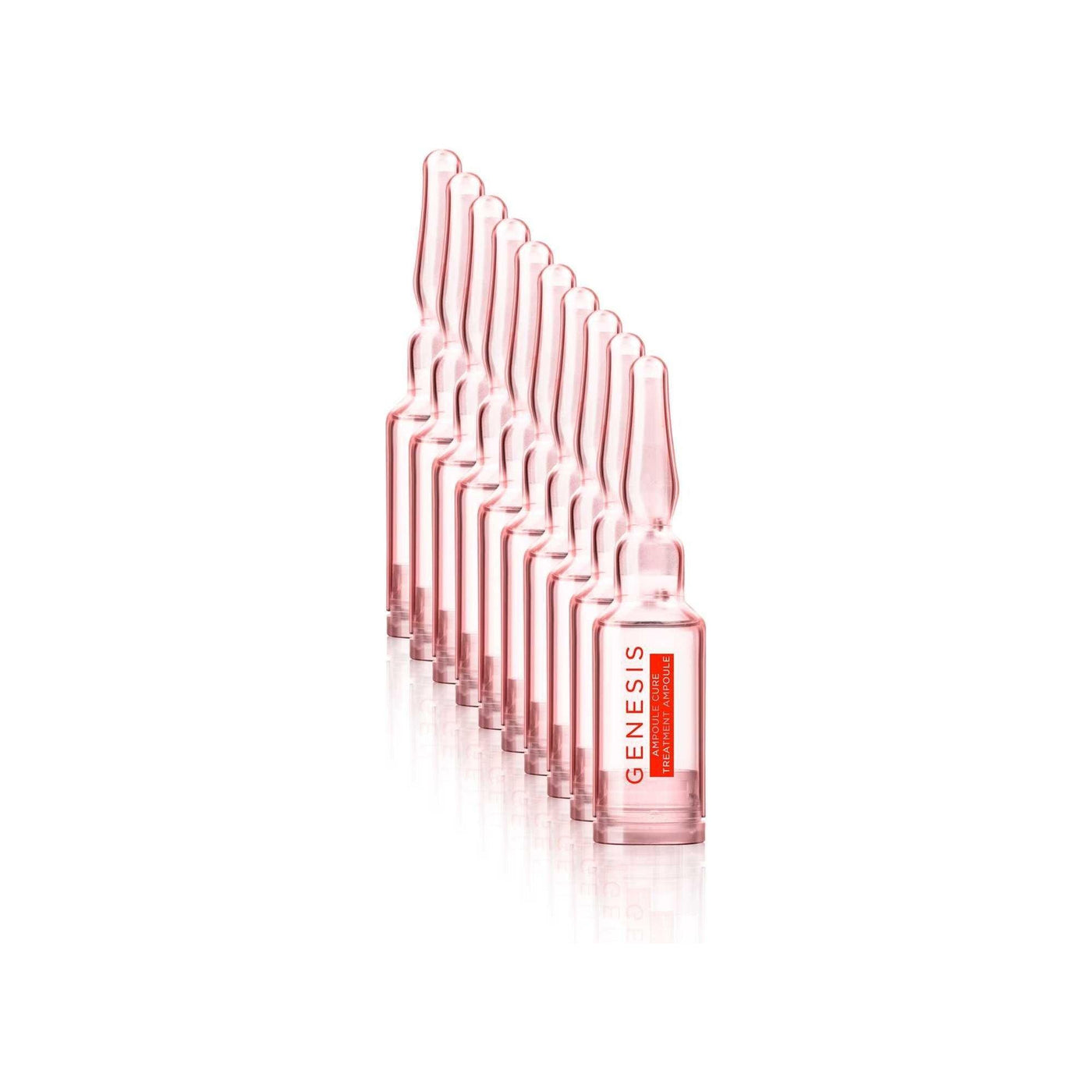 Anti-aging serum ampoules for youthful skin care - Genesis treatment for wrinkle reduction and skin rejuvenation in a 10-pack arrangement