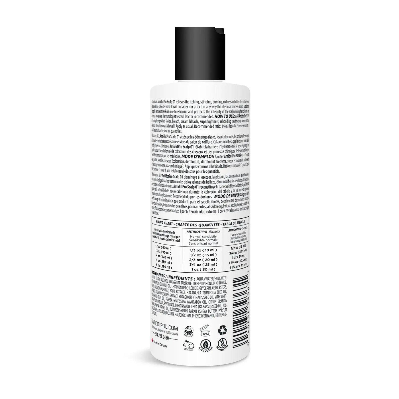 AntidotPro 01 Scalp - 240ML Antidotpro Boutique Deauville