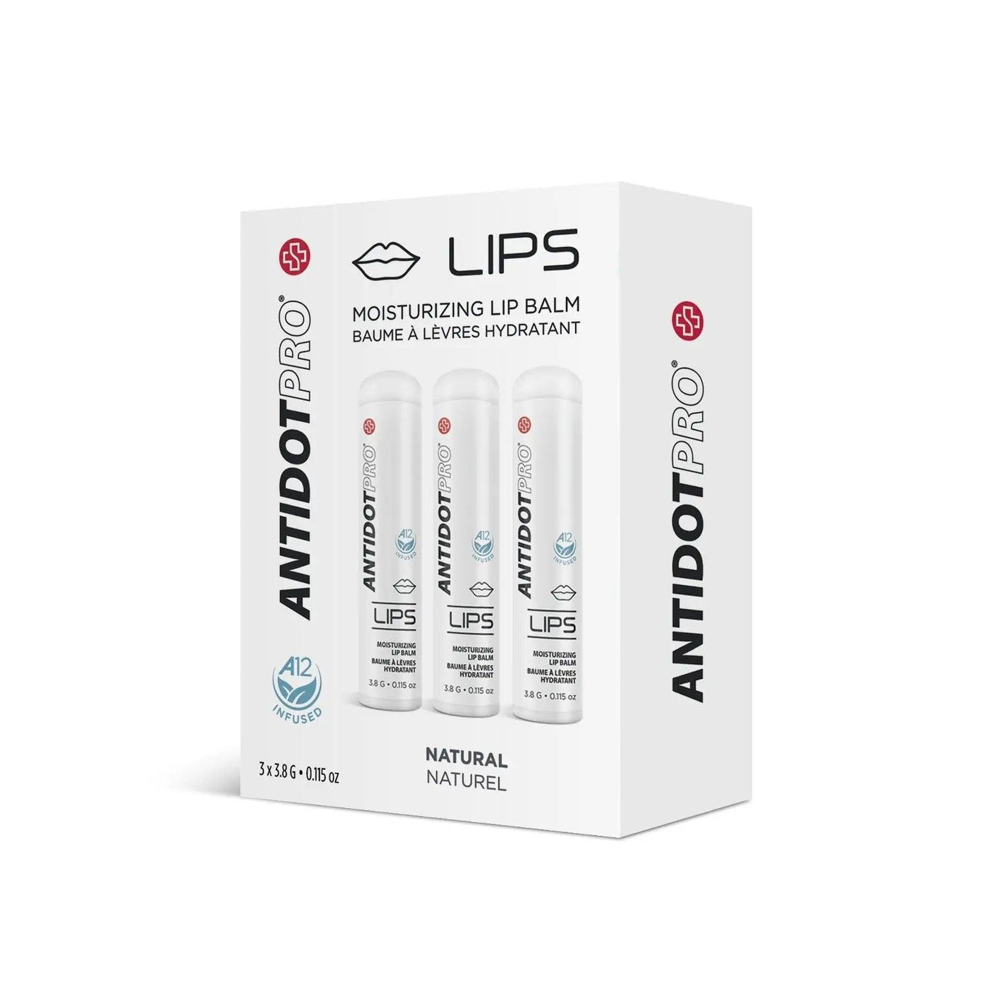 AntidotPro Lips (Natural) - 3 x 3.8G Antidotpro Boutique Deauville
