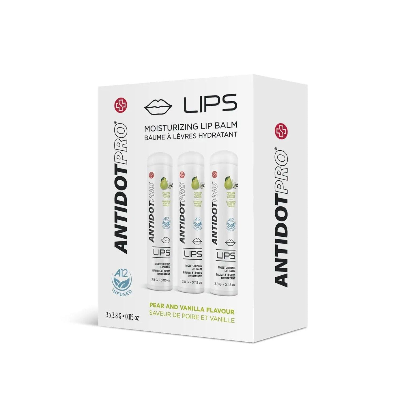 AntidotPro Lips (Pear & Vanilla) - 3 x 3.8G Antidotpro Boutique Deauville