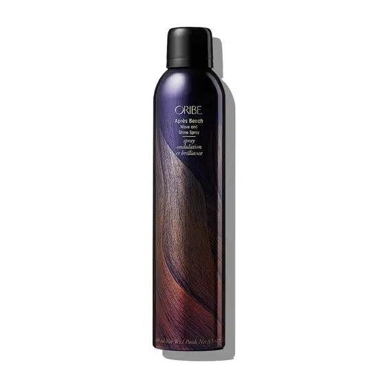 Oribe Apres Beach Wave and Shine Spray bottle on a white background.