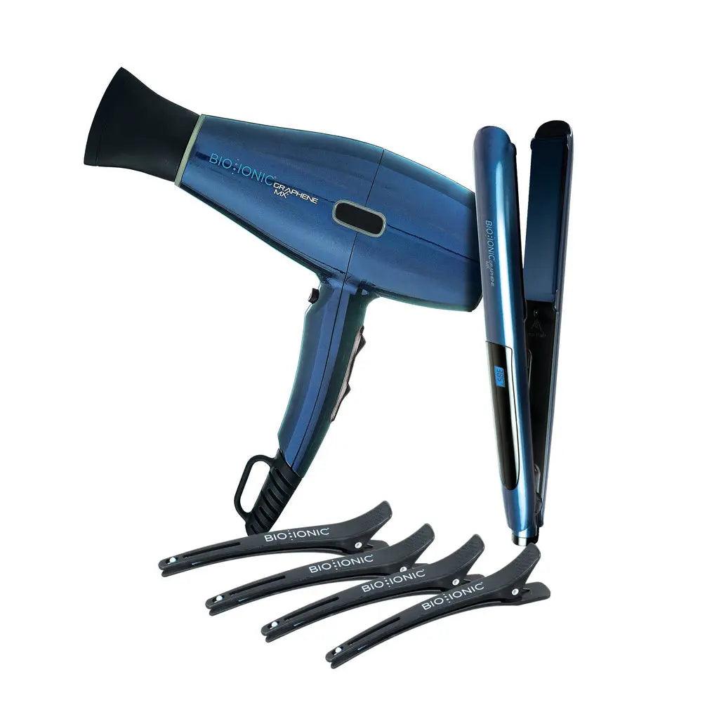 Bio Ionic Graphene MX Pro Styling Kit with Dryer & 1\