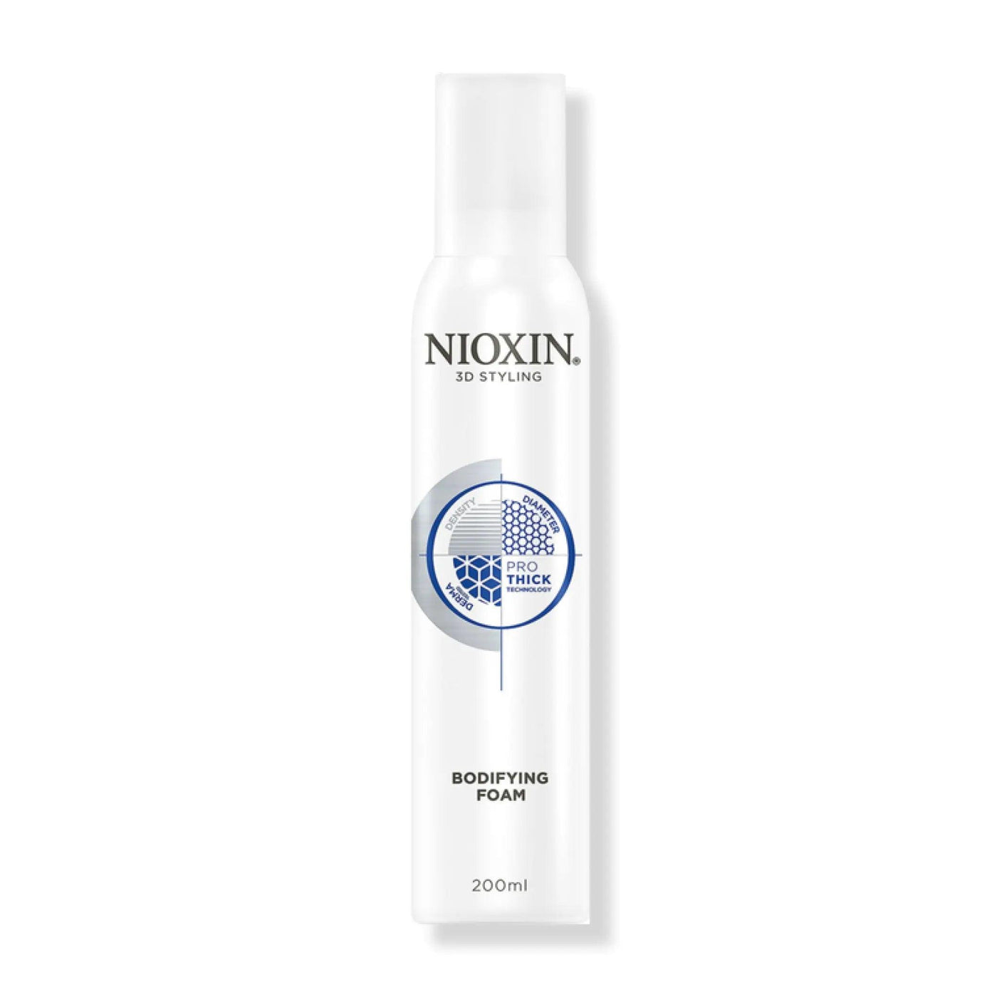 Nioxin 3D Styling Bodifying Foam, lightweight thickening mousse with Pro Thick technology for body and hold, 200ml.