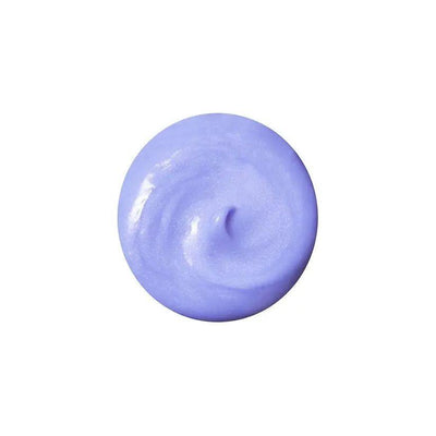 Purple cream swatch of hair toner for blonde and silver hair care