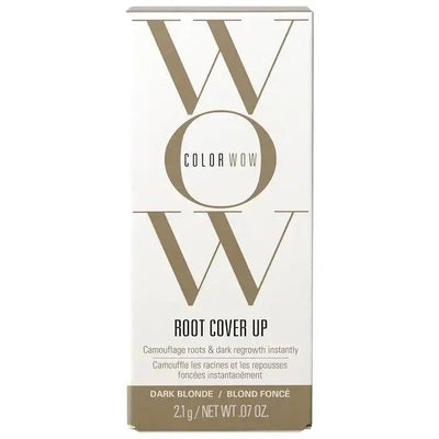 Color Wow Root Coverup Powder packaging in Dark Blonde, designed to camouflage roots and dark regrowth instantly.
