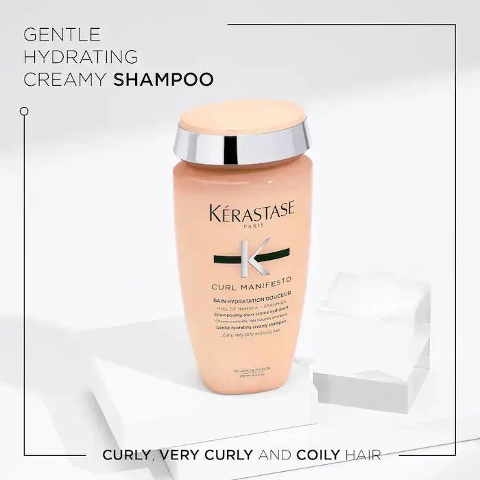 Curl Manifesto Bain Hydration Douceur shampoo for curly and coily hair, offering gentle hydration and nourishment.
