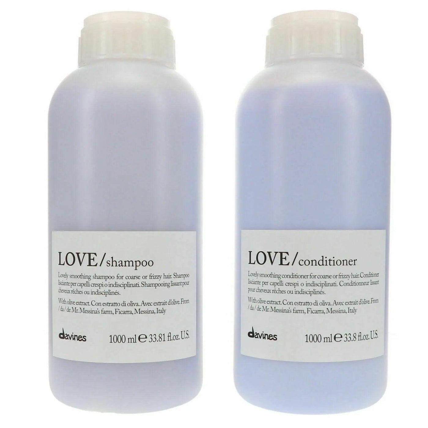 Davines Love Smoothing Pro Size Shampoo & Conditioner 1L Duo Davines Boutique Deauville