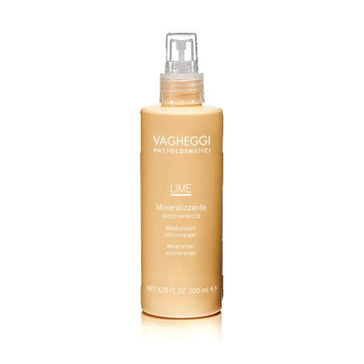 Hydrating mineralizing lotion with Zinc and Orange from Vagheggi, ideal for daily skin protection and rejuvenation.